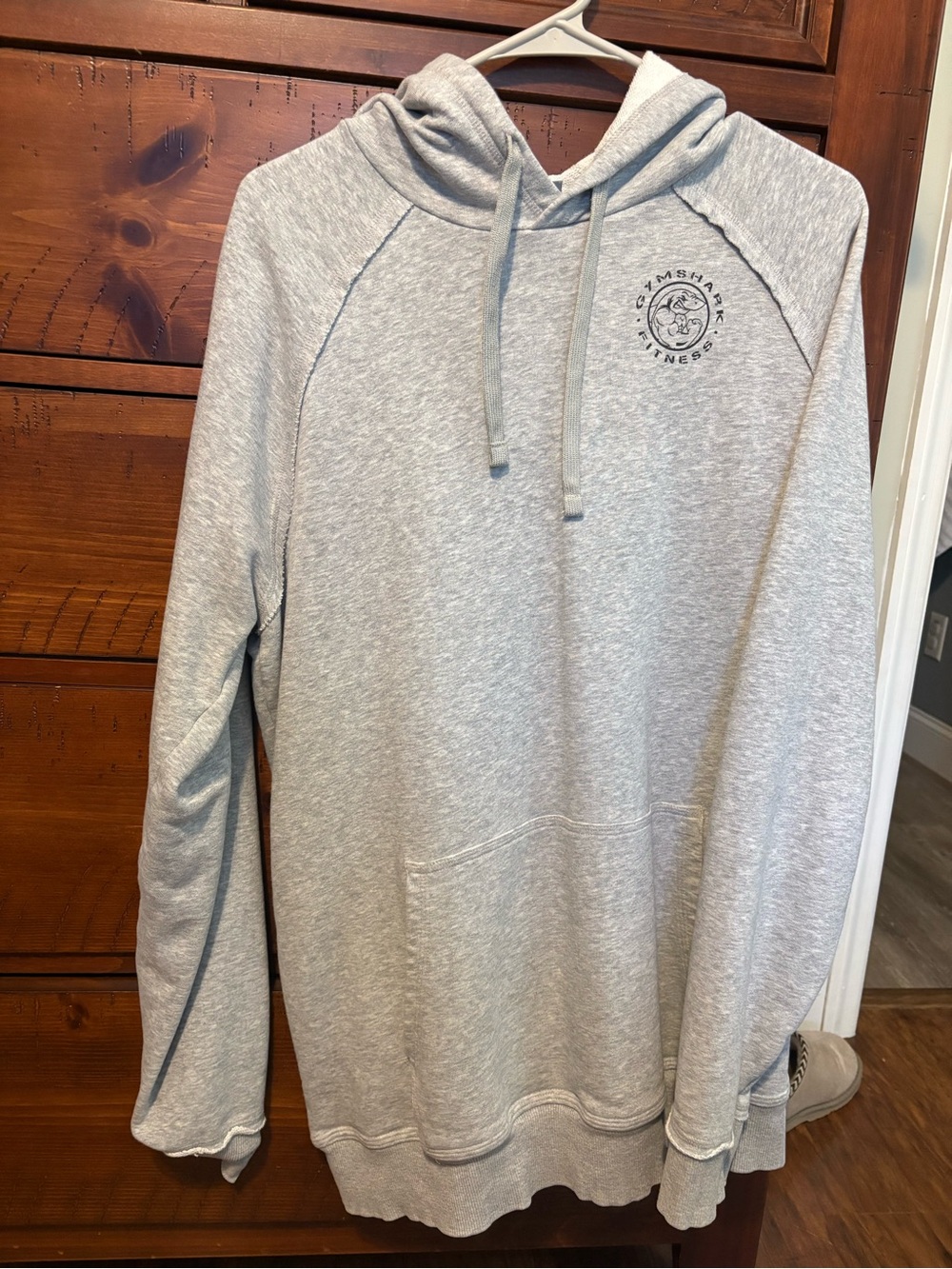 Gymshark Light Gray Heather Pullover Hoodie
